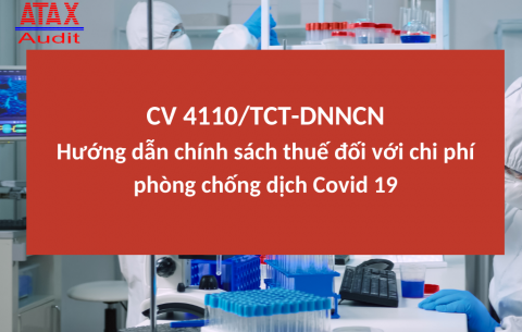 CHÍNH SÁCH THUẾ TNDN, TNCN ĐỐI VỚI CHI PHÍ PHÒNG CHỐNG DỊCH COVID19 VÀ 