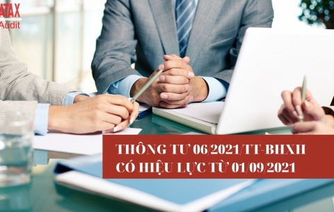 Thông tư 06/2021/TT-BHXH có hiệu lực từ ngày 01/09/2021